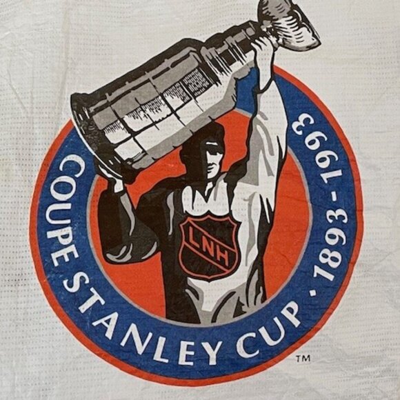 Vtg. 1993 TYVEK ZIP WINDBREAKER Stanley Cup HOCKEY & KELLOGG'S Promo COLLECTIBLE - Picture 5 of 9